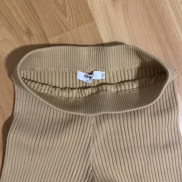 Petite Flared Ribbed Pants - Picture 3 of 3